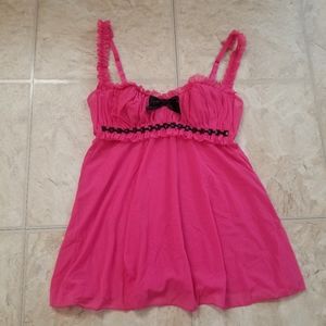 Fredericks of Hollywood pink lingerie